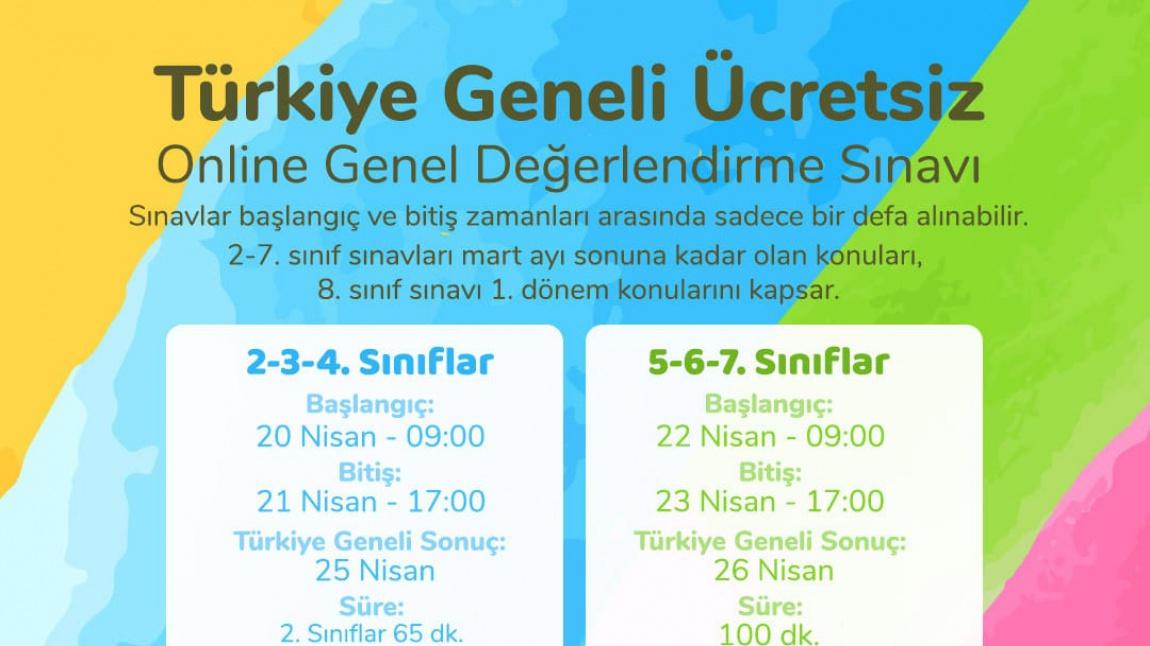 Türkiye Geneli Onlayn Deneme Sınavı Ücretsiz